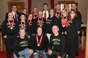Special Olympics Winter Games athletes, including curling gold medallists, honoured in PEI Legislature