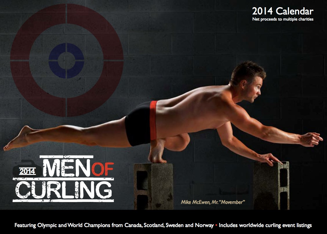 Men of Curling calendar on sale nowPaul Flemming representing Atlantic